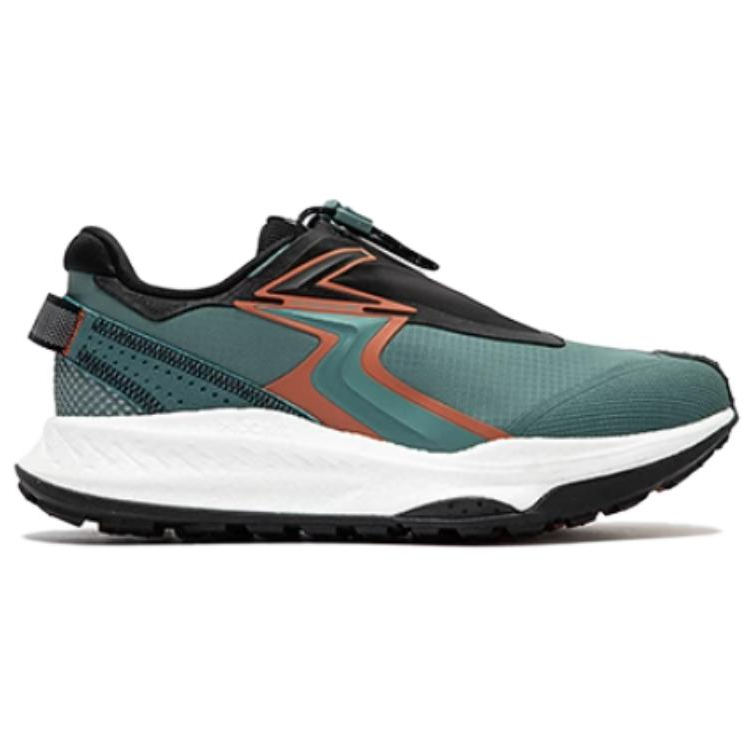 361° Wu Xia Collection Mesh Cushioning, Wear Resistant Low top Sprint Running Shoes Men’s Black Green