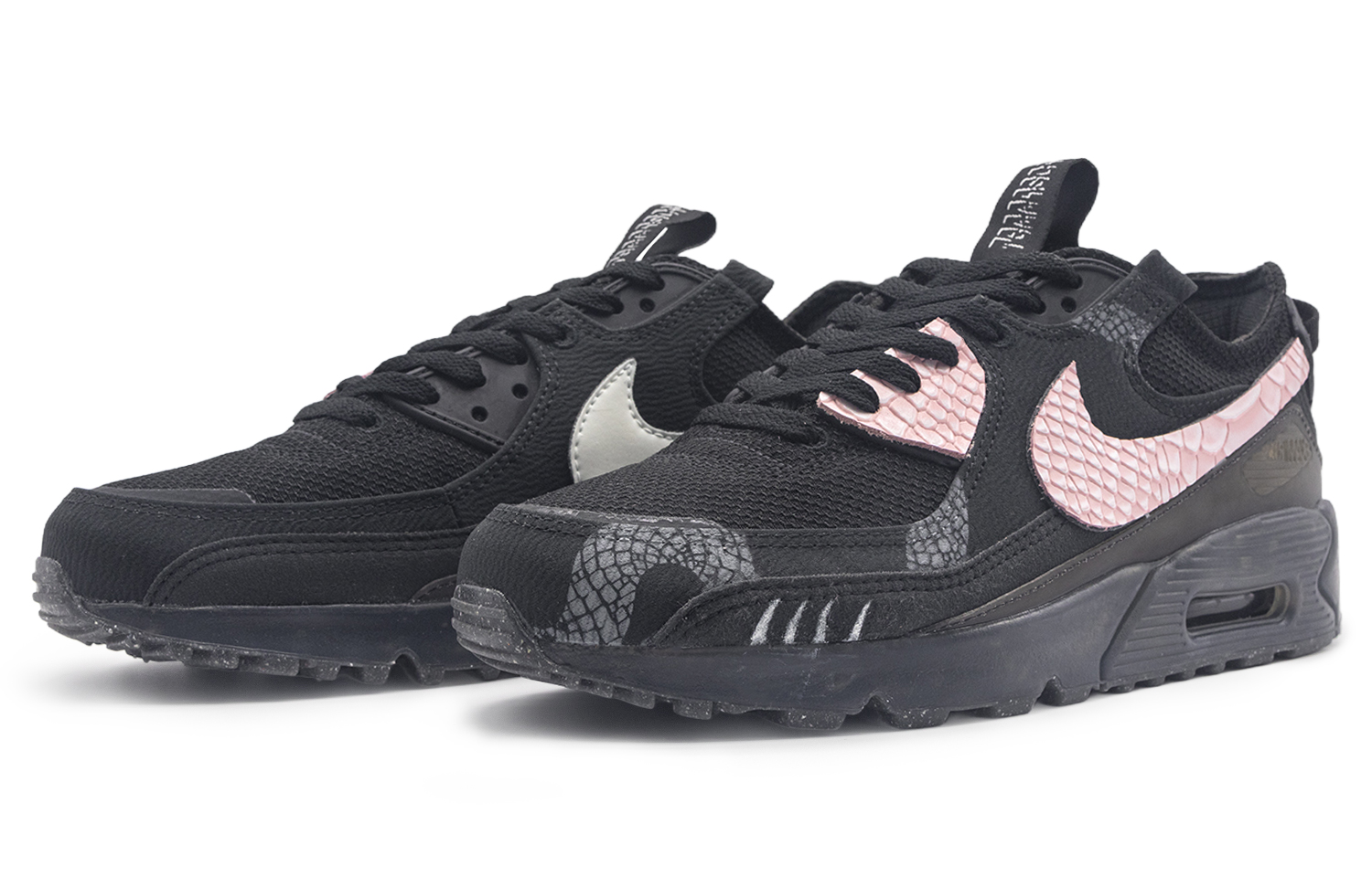 Nike Air Max 90 Slip Resistant Low top Running Shoes Men’s Black