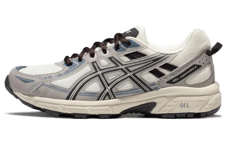 ASICS Gel Venture 6 Vintage Textile, Synthetic Leather Abrasion Resistant Breathable Cushioning Low top
