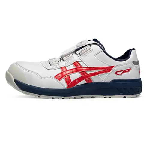 Asics Winjob CP306 Boa Low top Outdoor Shoes Unisex White Red
