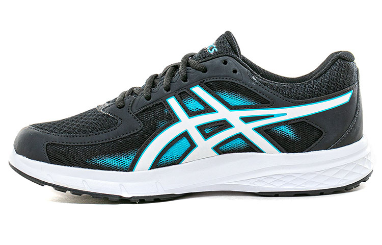 Asics Gel Transition Abrasion Resistant Low top Running Shoes Men's Black Blue