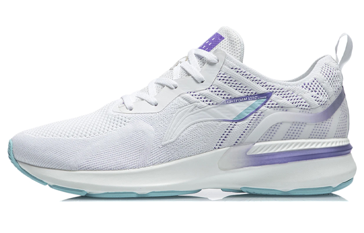 Li Ning Fabric Cushioning Slip Resistant Abrasion Resistant Breathable Lightweight Low top Running Shoes Men’s