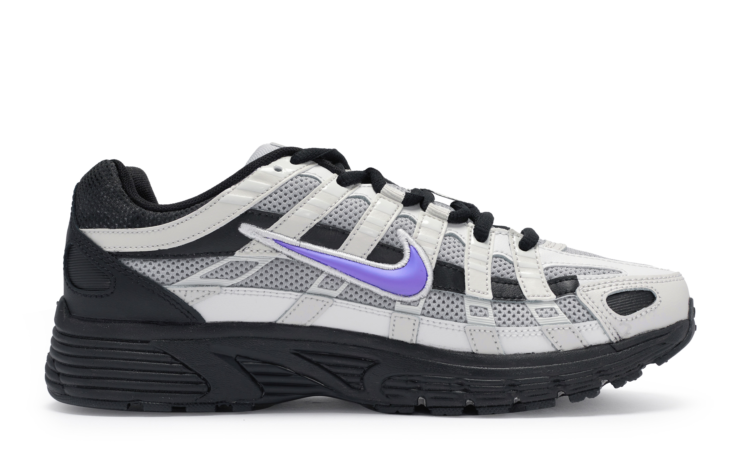 Nike P 6000 Low top Running Shoes Unisex Black White