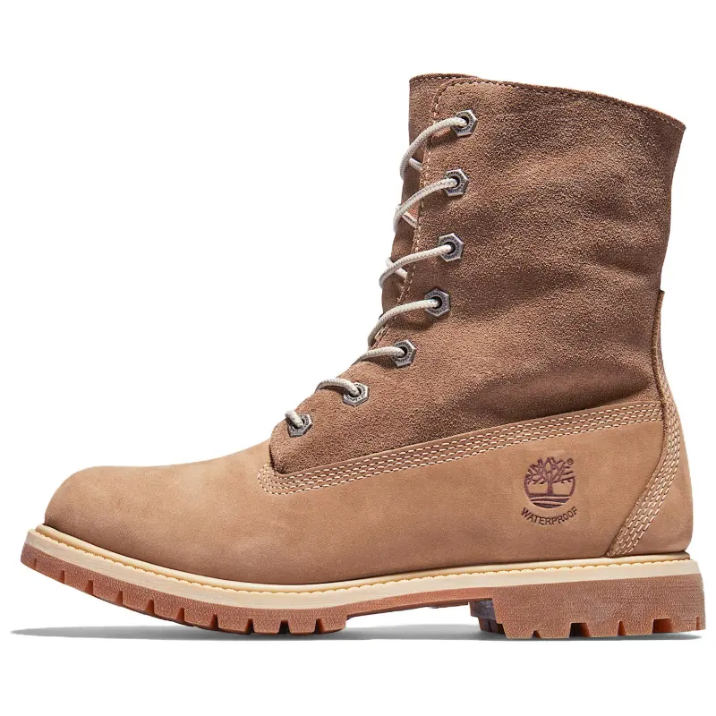 Timberland AUTHENTICS Collection Waterproof, Abrasion Resistant, Slip Resistant Short Outdoor Boots Women's Brown