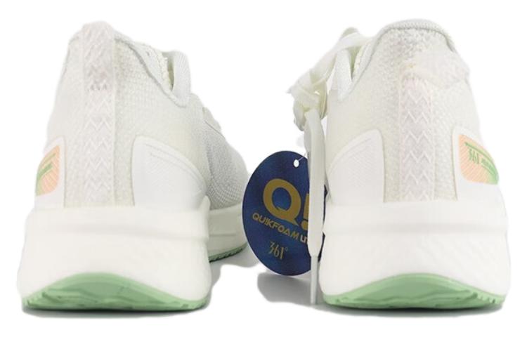 361° Cushioning Slip Resistant Abrasion Resistant Low top Running Shoes Women’s White Green