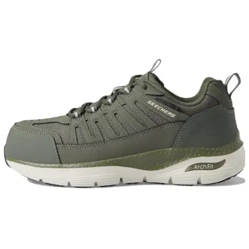 Skechers Arch Fit Comfortable Cushioning, Wear Resistant Low top Outdoor Shoes Men's Green