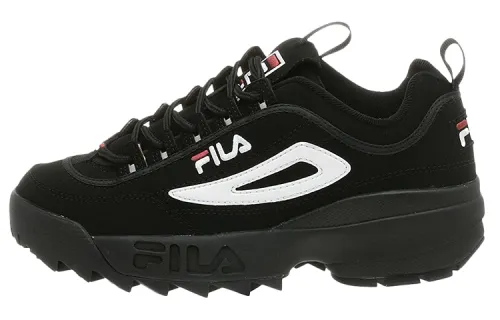 FILA Disruptor 2 Low Top Daddy Shoes Black/White