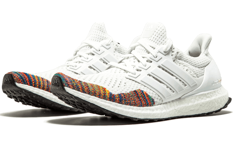 кроссовки adidas ULT White Rainbow (белый) — 白/彩色 — фото 2