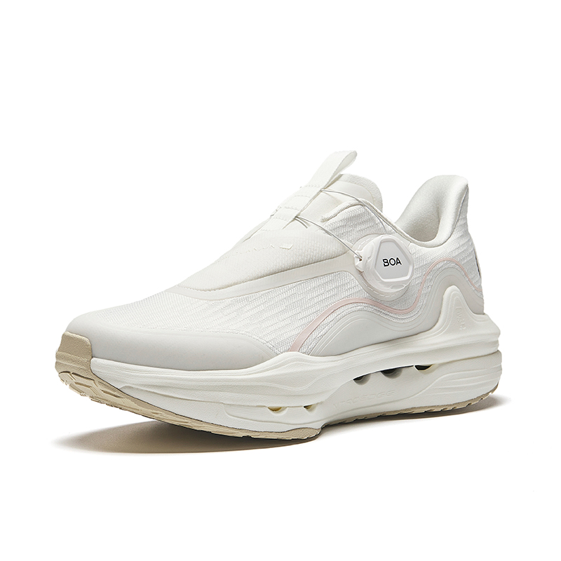 Anta Slip Resistant Abrasion Resistant Low top Running Shoes Women’s Papyrus White