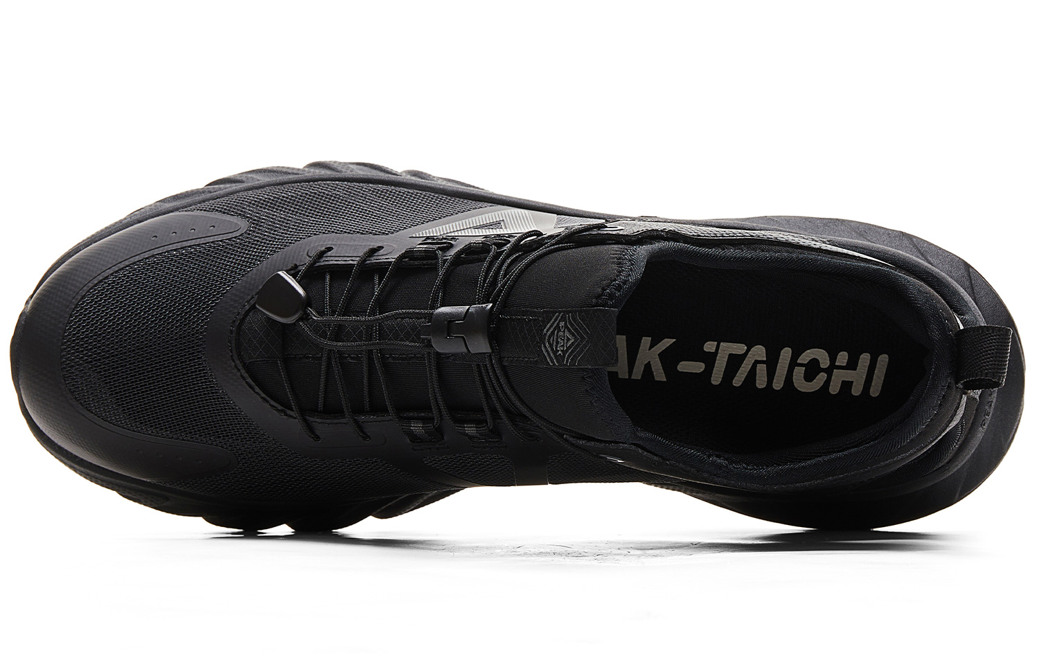 PEAK Cushioning Slip Resistant Abrasion Resistant Breathable Rebound Low top Running Shoes Men’s Black Magnet Gray