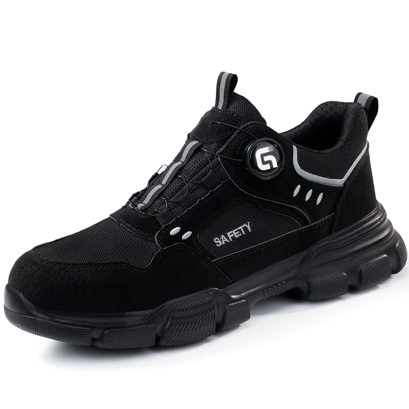 LANOUDUN Cushioning Abrasion Resistant Lightweight Low top Outdoor Shoes Unisex Black