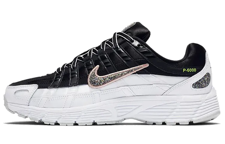Nike P 6000 Se Black Multi Color White Women's