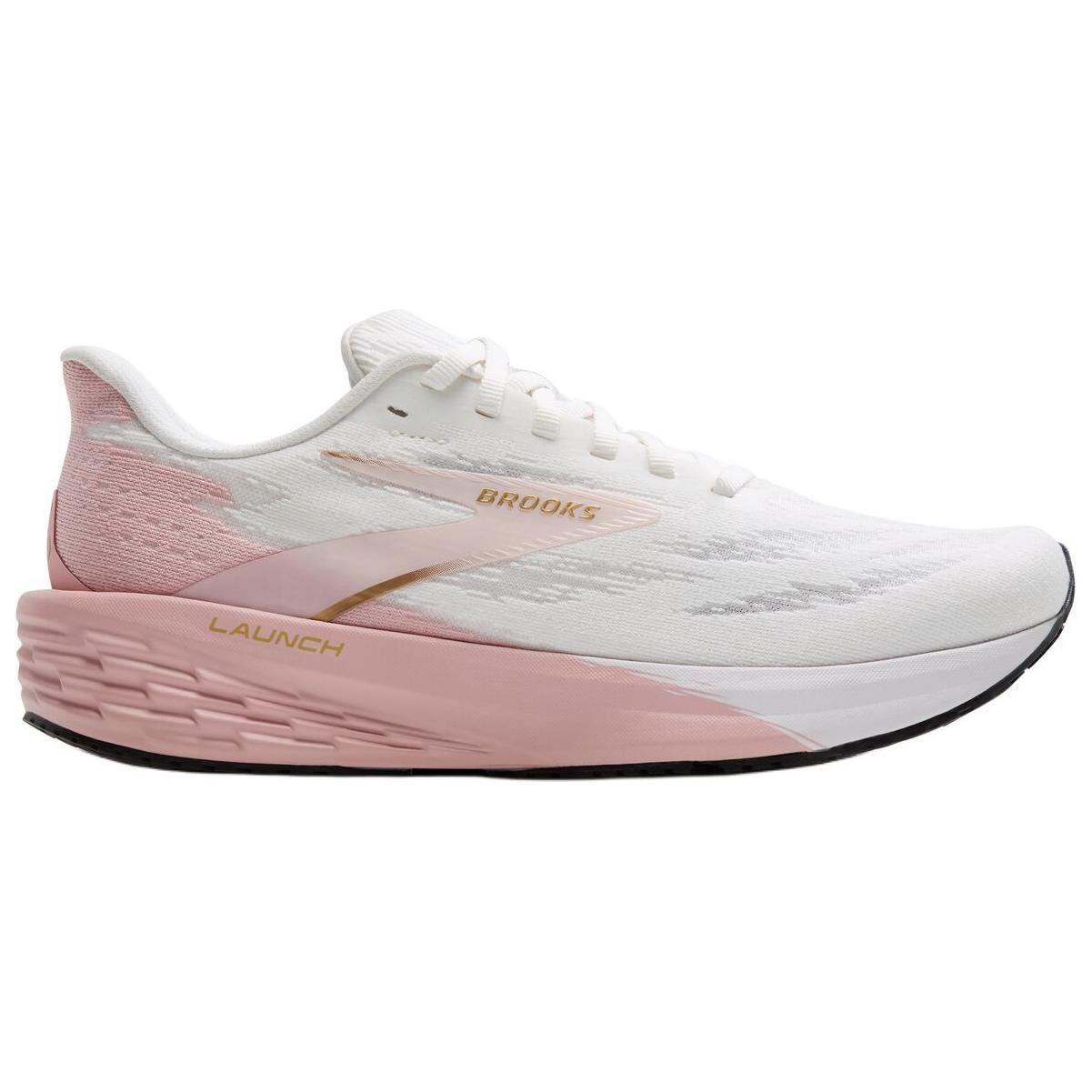 Brooks Slip Resistant Abrasion Resistant Low top Training Racing Running Shoes Women’s White Pink