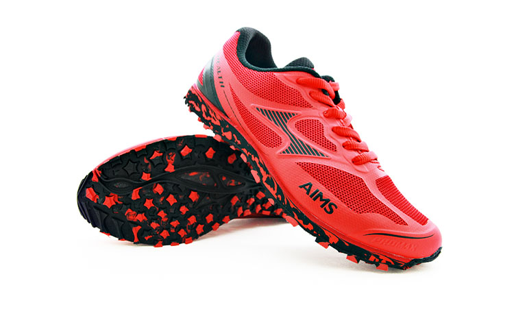 HEALTH 699S Low top Long Distance Running Shoes Unisex Red Black