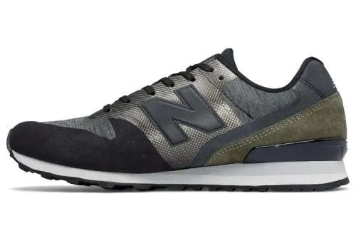 New Balance NB 996 Low top Casual Running Shoes Women's Black Gray Yellow