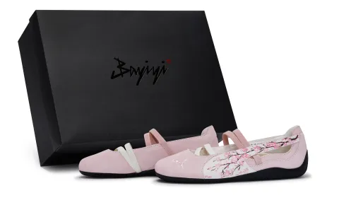 PUMA Speedcat Collection 811 Manufacturing, Peach Dyed Cloud Dream, Special Shoe Box Flat Mary Jane Shoes Women's