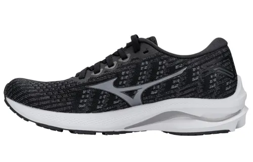 Mizuno Wave Rider 25 Waveknit 'Black Grey' Women's