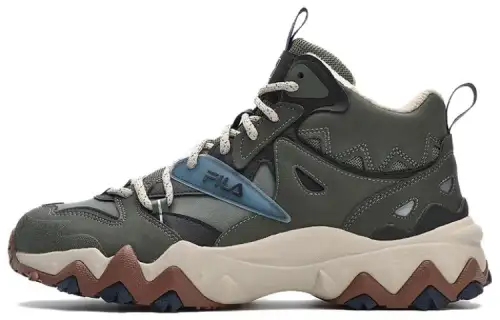 FILA Vintage Sport Sneakers 'Olive Green White'