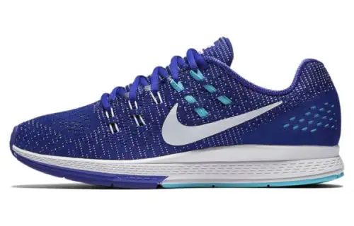 Nike Zoom Structure 19 Fabric Cushioning Slip Resistant Abrasion Resistant Low top Running Shoes Women's Blue White