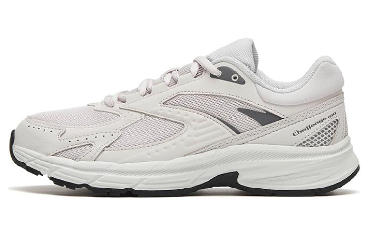 Anta Slip Resistant, Abrasion Resistant, Breathable Low top Running Shoes Women's Light Silver Gray