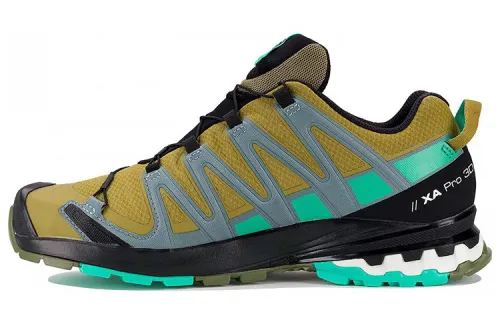 SALOMON XA Pro 3D V8 Outdoor Shoes Men's Low Top Black/Green