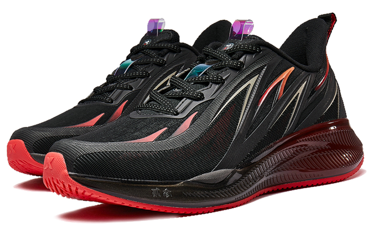 XTEP Wind And Fire 23 Mesh Thermal Low top Running Shoes Women’s Black Red