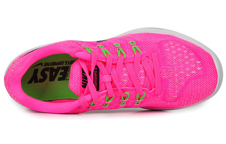 Женские кроссовки Nike LunarTempo 2 (розовый) — Розовый / зелёный — фото 4