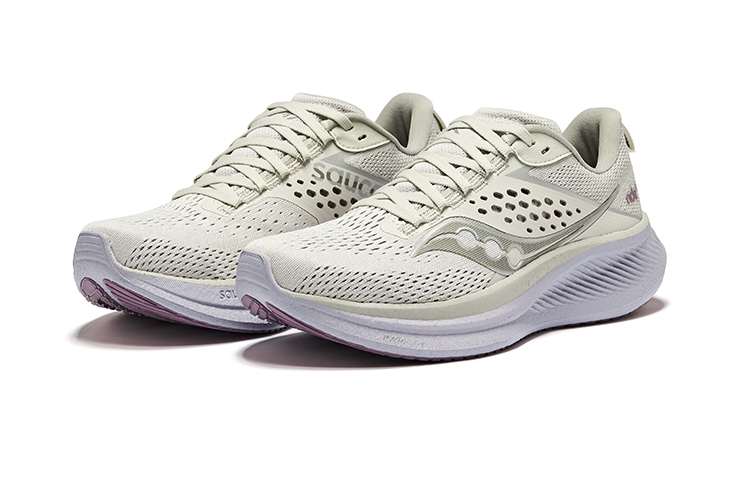 Saucony Everyday Cushioning Jogging Training Shoes Women’s Light Gray Pink