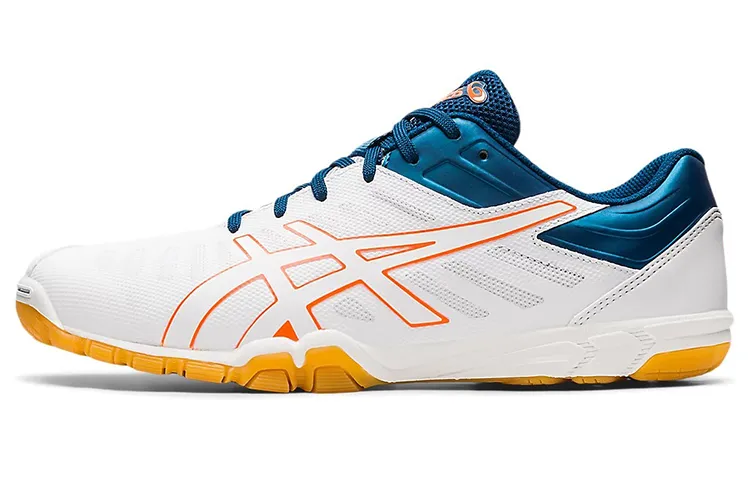 Asics Attack Excounter 2 Outdoor Sports Low top Running Shoes Men's White Blue