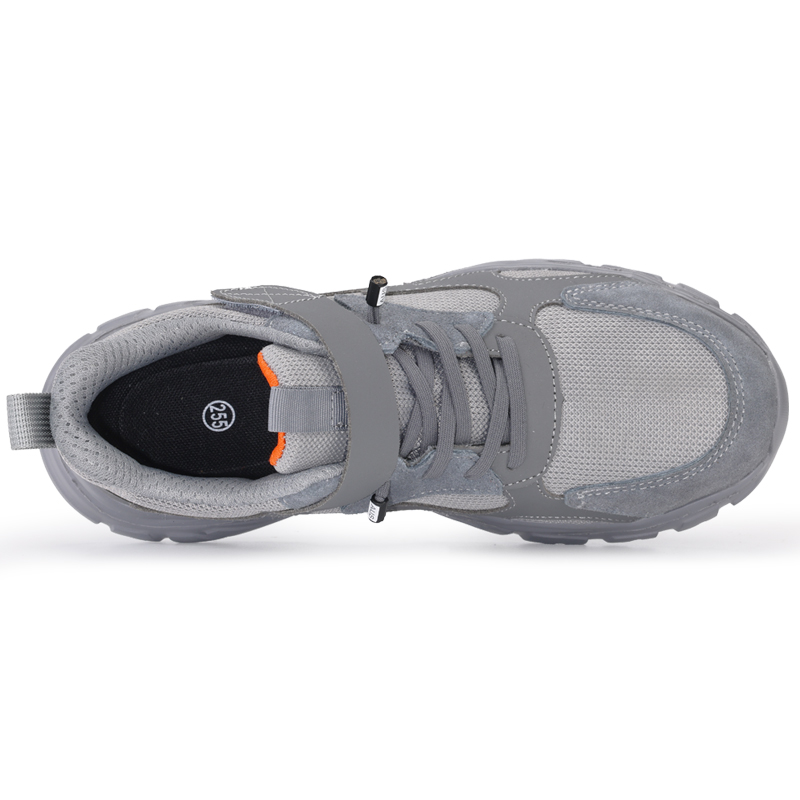 GUYISA Support Impact Resistant Lightweight Support Impact Resistant Lightweight Low top Outdoor Shoes Men’s Gray