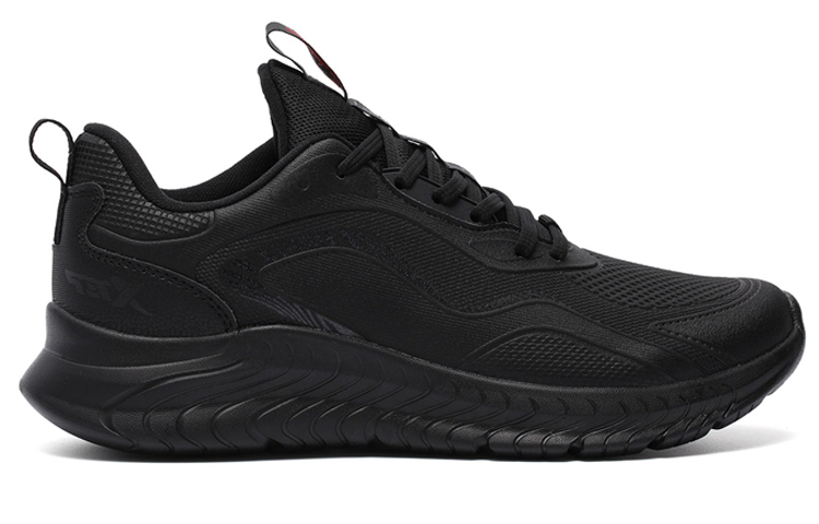 XTEP Comfortable Slip Resistant Cushioning Low top Running Shoes Men’s Black
