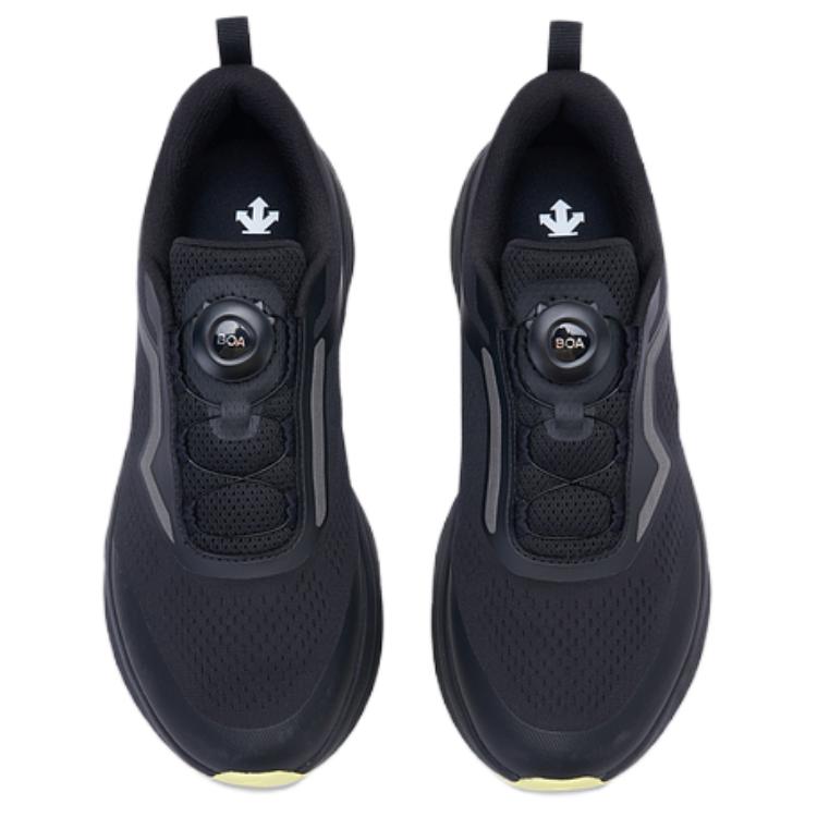 DESCENTE RUNNING Cushioning Breathable Low top Casual Running Shoes Men’s Black