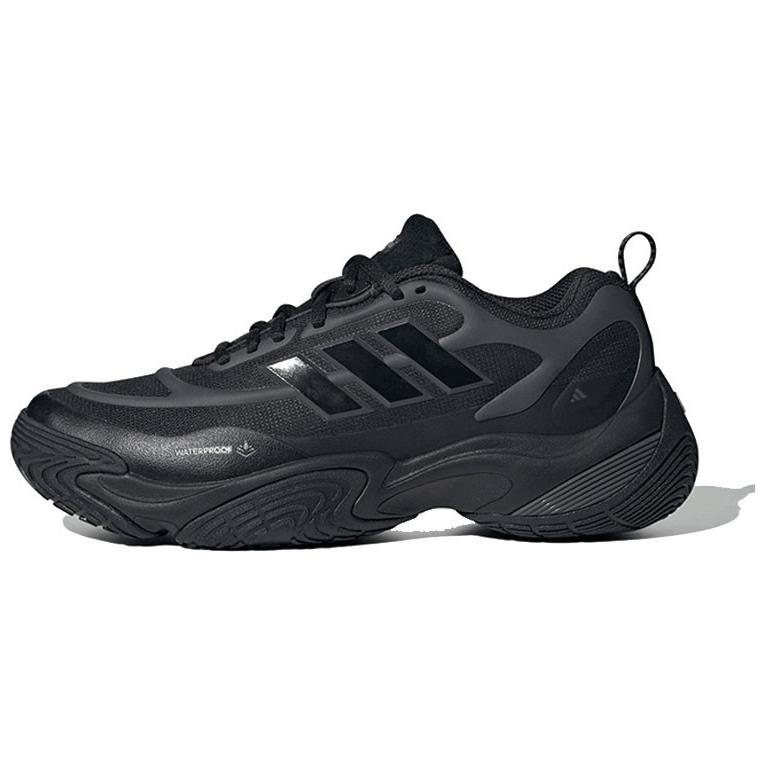 Adidas CLIMAPROOF AMPHY Comfortable Textile, Synthetic Leather Low top Casual City Commuting Running Shoes Unisex Black