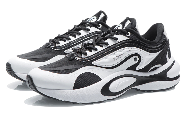 Li Ning V8 Cushioning Support Cushioning Support Low top Running Shoes Women’s Black White