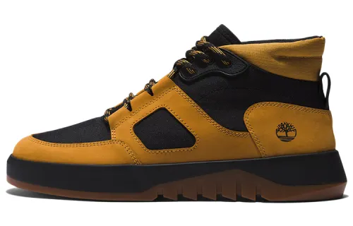 Timberland Suway Chukka Ankle Length Outdoor Boots Black Yellow