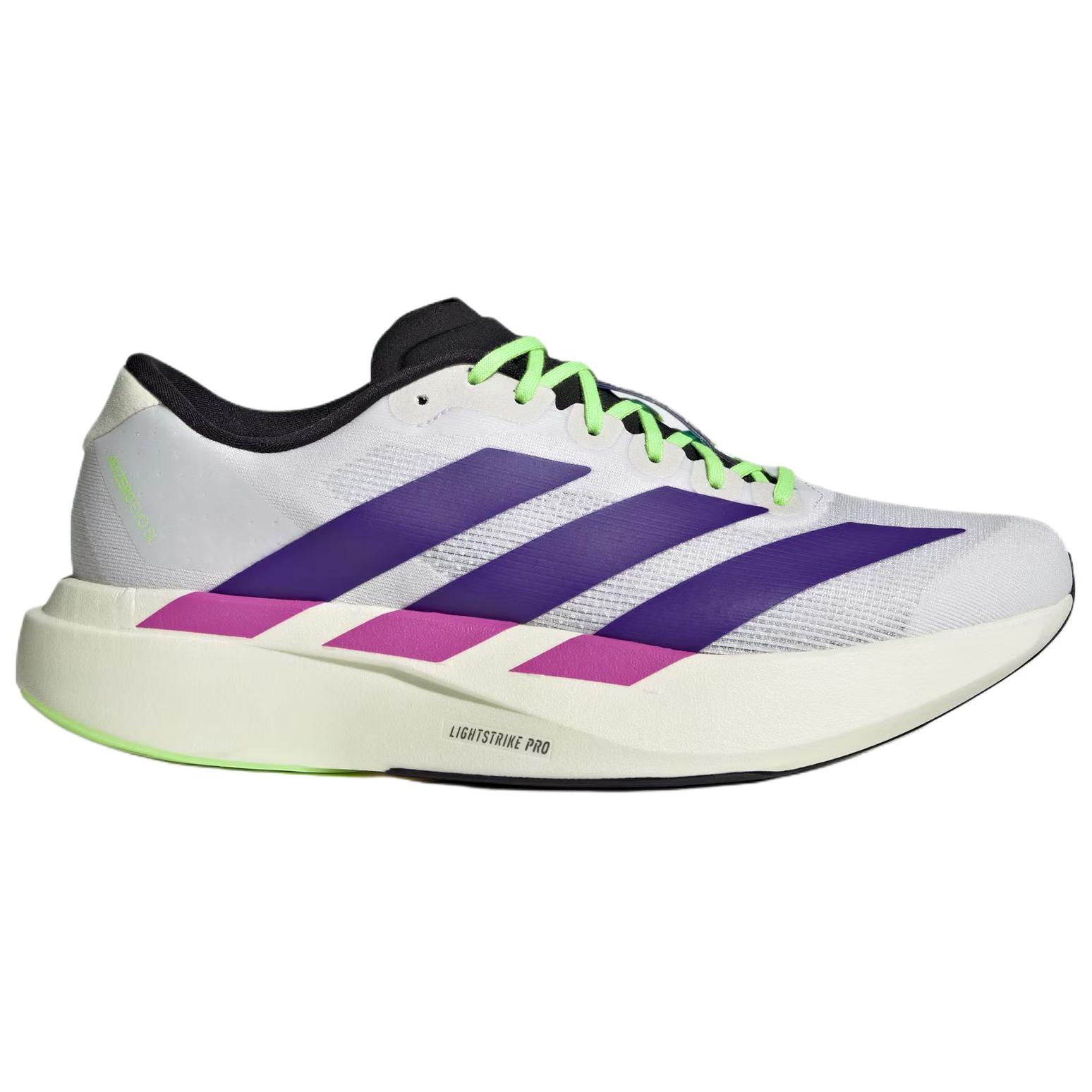 Adizero Evo Sl Adidas ‘Footwear White Collegiate Purple Lime Burst’