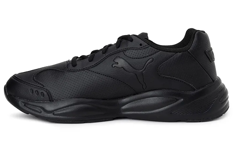 PUMA 90s Runner Slip Resistant Lightweight Non slip Lightweight Low top Casual Running Shoes Unisex Black