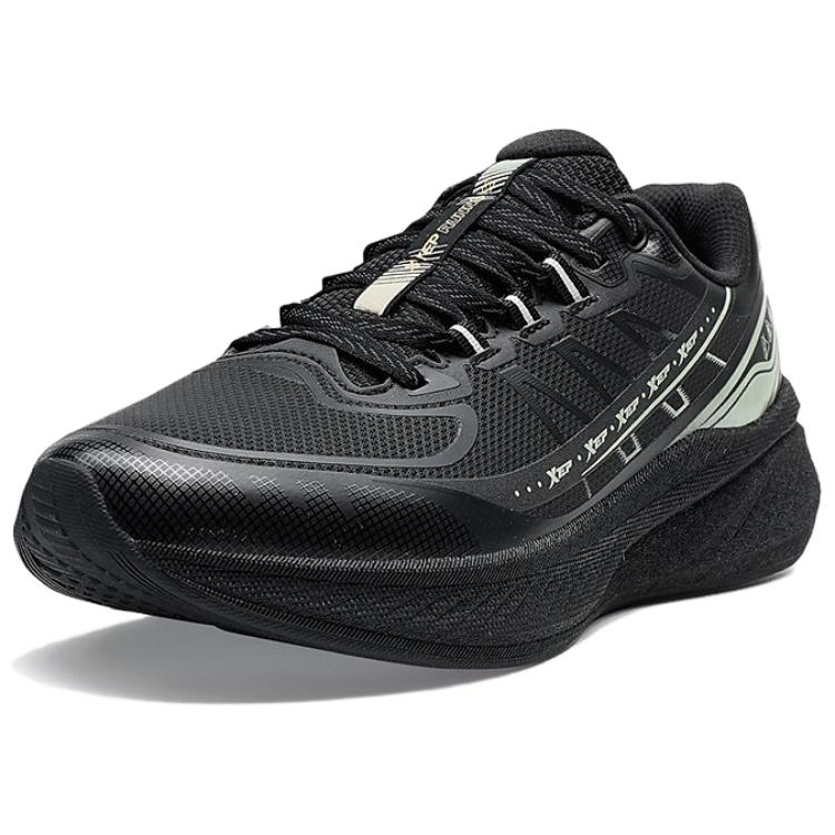 XTEP Slip Resistant Abrasion Resistant Low top Casual Running Shoes Women’s Black Green