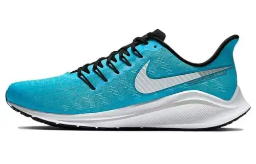 Nike Air Zoom Vomero 14 breathable, wear-resistant and breathable low-top sneakers, same style for men and women, blue and white