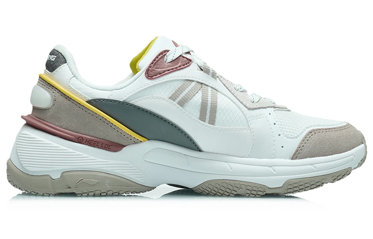 Li Ning Broken Generation Stable Reflective Support Low top Running Shoes Women’s Dusty Pink