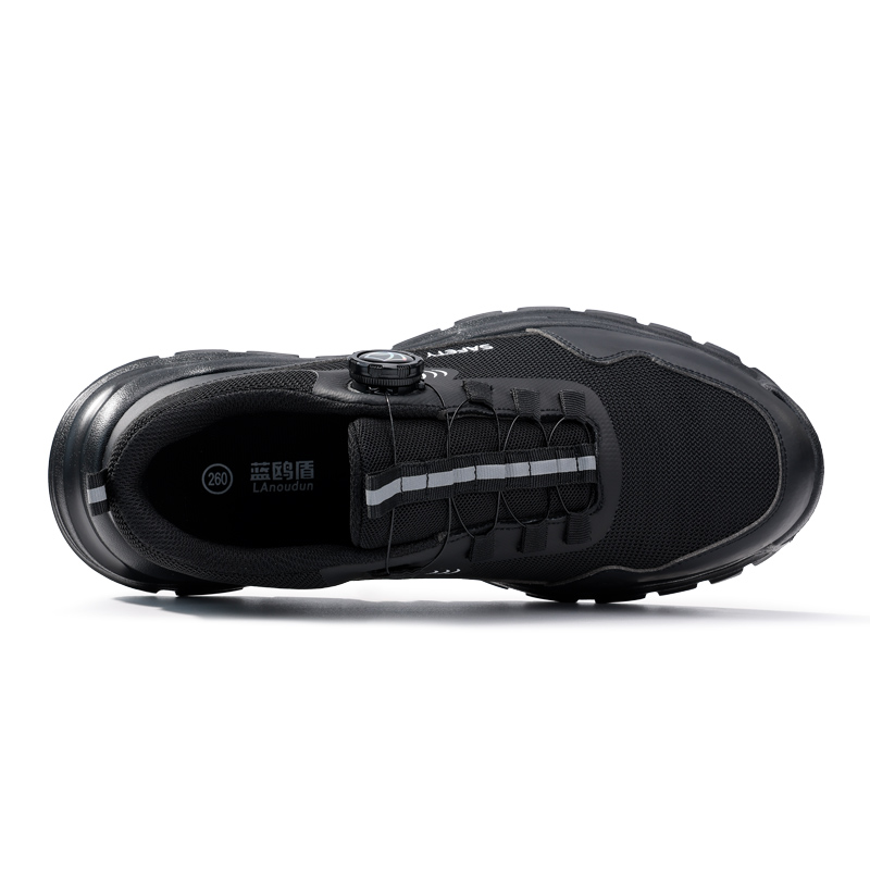 LANOUDUN Impact Resistant Lightweight Low top Outdoor Shoes Men’s Black
