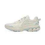 Li Ning Fuyao 2.0 Cushioning Slip Resistant Abrasion Resistant Lightweight Low top Running Shoes Women's Blue White