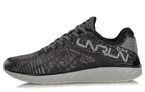Li Ning Cloud 4 Running Shoes Women's Low Top Black/Gray