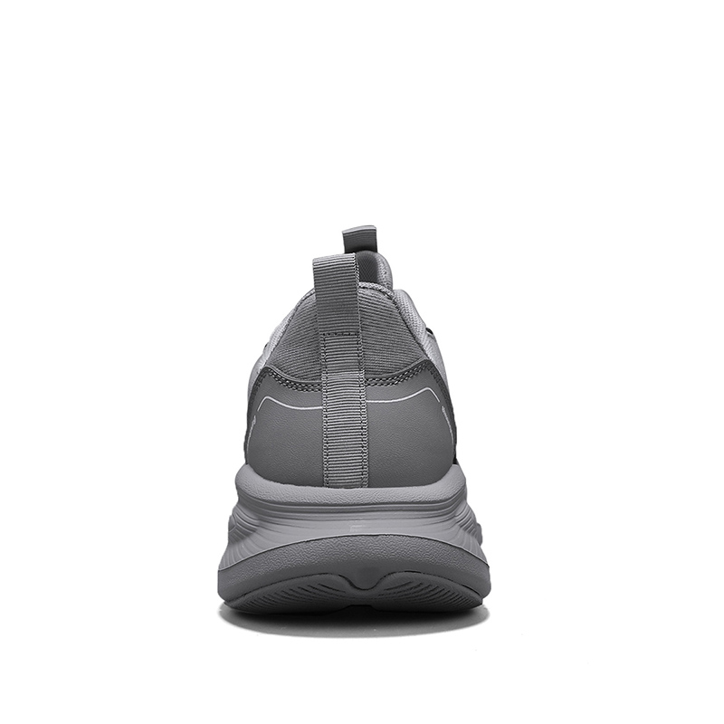 Binary Cushioning Rebound Lightweight Breathable Slip Resistant Low top Running Shoes Men’s Gray