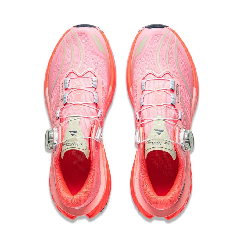 Li Ning De Lucas PRO Cushioning Slip Resistant Rebound Low top Running Shoes Women’s Pink