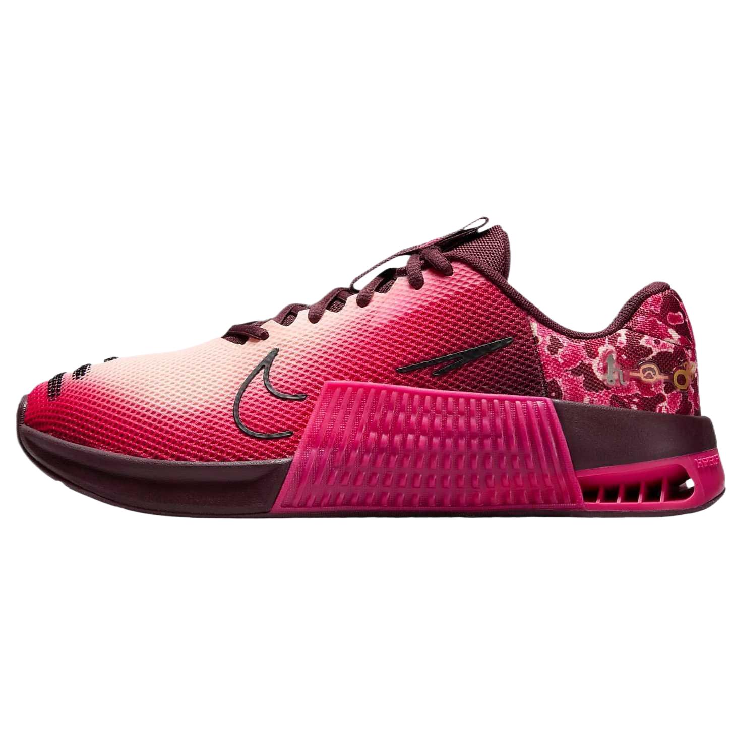 Nike Metcon 9 AMP comfortable and versatile non-slip and wear-resistant low-top running shoes for women, rose red