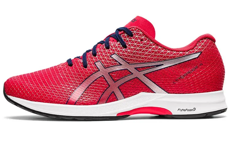 Asics Lyteracer 4 Abrasion Resistant Fabric Abrasion Resistant Low top Running Shoes Men's Red