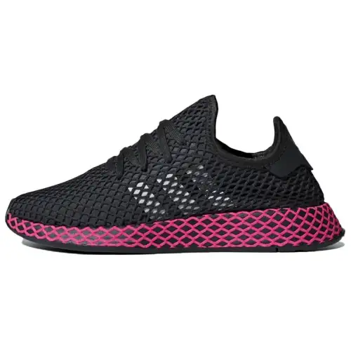 Adidas Wmns Deerupt Runner 'Black Shock Pink' Women's