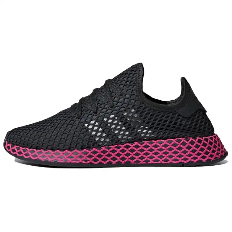 Adidas Wmns Deerupt Runner 'Black Shock Pink' Women's