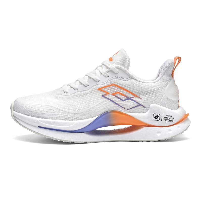 LOTTO Slip Resistant Abrasion Resistant Support Low top Casual Running Shoes Men’s Ivory White